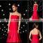 Best Selling Nylon Organza Wedding Red Dress Fabric