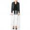 White elastic cotton tight jeans Women's jeans regardless of season