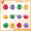 Promotional smiley face plastic coated magnet for eductaion