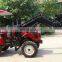 Luzhong 354 farm tractor with backhoe loader and front boom farm equipment