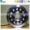 Waterproof ip68 submersible fountain led lights plastic and stainless steel LED underwater led lights for fountains