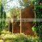 Corten steel garden screen art laser cut screen panels