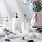 Custom Home Decoration Color Marble Finish Poly Resin Material Bathroom Set
