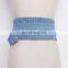 TWOTWINSTYLE Belts For Women Solid Denim Wide High Waist Vintage Dresses Accessories