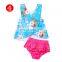 Flower Child Outfit Baby Girls flower Clothing Set Toddler Infant Vest Tops Tutu Shorts 2pcs Clothes for 0-18m