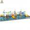 Big Fiberglass Plastic Water Play Equipment Kids Park Water Slide for Swimming Pool