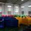 Funny Sport Games Colorful Inflatable Rodeo Rotate Obstacle Course With Machine for Commercial Events and Match,party