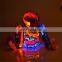 Eco-friendly adjustable safety light flashing camouflage usb dog collar led