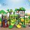 Interesting outdoor playground  plastic slide kids sliding toys playground slide combination
