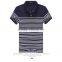 OEM 2015 Hot Sale High Quality Stripe Print Polo Shirt for Men