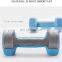 Manufacturers custom multicolor rubber dumbbells plastic coated flat head household dipped dumbbells