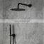 HM004 Round luxury SET HANDHELD MATTE washroom hotel shower set bathroom shower