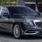 body set sclass w222 s680 may style pp material body kit fit for 2014-2020y facelift kit front grille exhaust tips