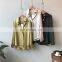 Wholesale Women Business Solid Color Long Sleeve Silk Satin Blouses Tops