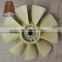 Excavator HD820-3 fan blade for diesel engine 6D34 cooling Fan 6 holes 9 blades