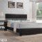 European Point Design Black PU Soft Bed Black European Designs Bed
