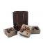 Brown bow jewelry packing box ring necklace earrings bracelet box gift handbag matching