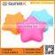 High Quality Five-Star Design Colorful Silicone Reusable Non-Stick Cake Molds