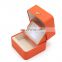 Newest Fashion Orange Leather White Velvet Led Pendant Box
