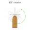 New design bamboo makeup mirror 2 sides bathroom cosmetic mirror table standing make up mirror
