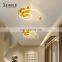 New Product Decoration Acrylic Indoor Black Gold White Contemporary LED Corridor Ceiling Light