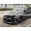 Suitable For 14-19 Cadillac ATS Upgrade To ATS-V style Front lip body kit with fog light- Including Front Bumper + Hood