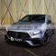 Exquisite workmanship car body kit for Mercedes Benz A-class W177 upgrade to A45 AMG style with front/rear bumper assembly