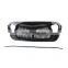 New Style Front  Grille for Jeep Wrangler JL 2018+ Auto  Accessories Black Grille with Mesh
