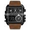 Wholesales skmei large dial digital analog watch 1391 leather wrist watches high quality mens sports wristwatch