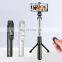 2022 NEW B-t Wireless Selfie Stick Mini Tripod Extendable Monopod With Led Light Remote Shutter For Android Phone