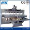 8 heads 4 axis wood rotary engraving machine wood stair 4 axis wood cnc router machine