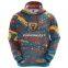Customized Sublimation Hoodie with Impressive Pattern