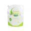 Custom printing 720ml Shower gel packaging bag stand up pouch with spout