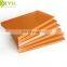Thickness 50MM 100MM Insulation Material Orange Bakelite Sheet for Moulding