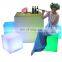 led chair cube /Colorful Led illuminated Waterproof illuminated RGB remote control led beach chairs led 20inch cube