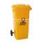 Good price recycle dustbin plastic waste bins 120L wheelie bin mobile garbage container outdoor trash can