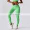 High Waist Seamless Ribbed Leggings Factory Supply Sports Women Fitness Four Way Stretch Pants