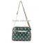 Fashion Polka Dot PVC Coated Canvas Shoulder Bag Women Canvas Shoulder Bag