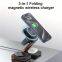 Portable 3 in 1 Wireless Charger Multi-Function Foldable Magnetic Holder for iPhone 15-12 Pro Max Apple Watch AirPods Pro/3