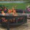 Outdoor garden steel mesh fire pit