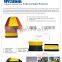 PVC 3 ways cable ramp 3 channels rubber cable protector for outdoor use
