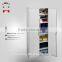 WLS 3 point lock durable steel swing door filing cabinet with 4 shelf