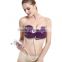 Top quality Pink/Purple color Electric Infrared Breast Stimulus enhancement physiotherapy vibrating Massage bra