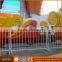 Safety metal road barrier