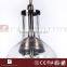 CASAMOTION Vintage Industrial Clear Brass Glass Pendant Light Ceiling Lamp