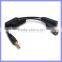 3.5mm Male- Female Headphone Earphone Splitter Cable Audio AUX Cable with Volume Control