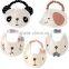 Japanese wholesale high quality new baby products cute animal face infant bib kids wear children clothes toddler clothing