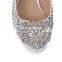 Nice Crystal Bridal High Heel Footwear, Women Fashion 2015 Wedding Leather Shoes Made by Hand