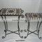 Indoor& outdoor Mosaic metal garden flower stand
