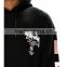 China factory print black hip hop man hoody